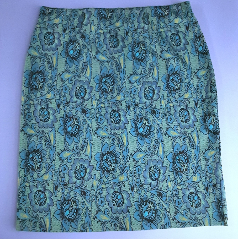 J. Jill colorful floral skirt women's xs - Picture 3 of 9